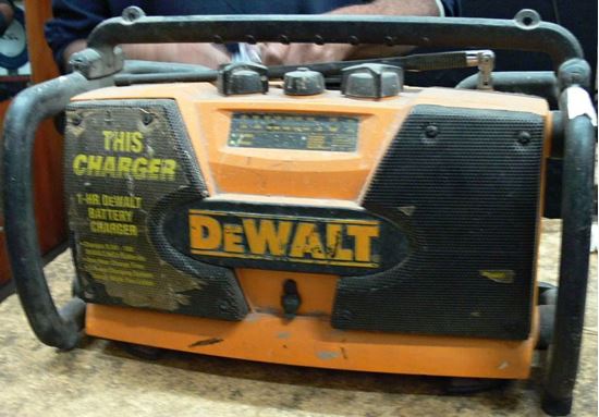 Picture of DEWALT DW911 JOB/WORKSITE RADIO & CHARGER WITH AUX INPUT
