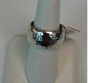 Picture of STERLING SILVER HAMMERED BAND RING SIZE 8 19.3G