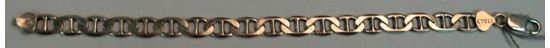 Picture of 7 3/4" GUCCI LINK STERLING SILVER BRACELET 14.8G