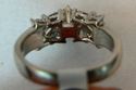 Picture of PLATINUM WOMENS BAND DIAMOND RING SZ-5 8.8G