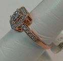 Picture of 10K ROSE GOLD DIAMOND RING SZ-7.25 2.5G
