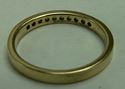 Picture of 14K YELLOW GOLD DIAMOND BAND RING SZ-7 2.5G