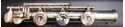 Picture of Selmer USA Sterling Silver Flute Gold Mouthpiece with Case