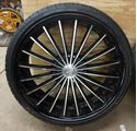 Picture of KRONIK 22" RIMS WITH TIRES SET OF 4