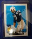 Picture of JOHN UNITAS AUTOGRAPHED JERSEY SIGNED AND FRAMED WITH COA AND CARD
