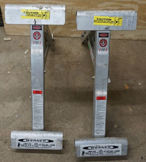 Picture of WERNER 10-20-02 LADDER JACK CLAMPING SYSTEM SET OF 2