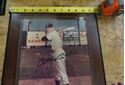 Picture of Mickey Mantle plaque with autograph picture and C.O.A