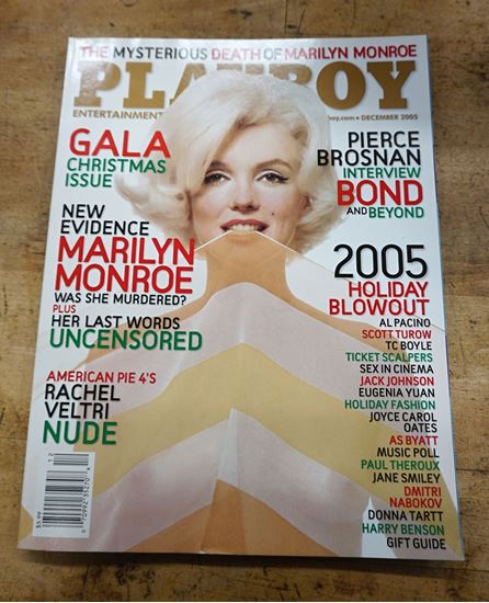Picture of Playboy December 2005 Marilyn Monroe Vintage Magazine Nude Centerfold Pinup
