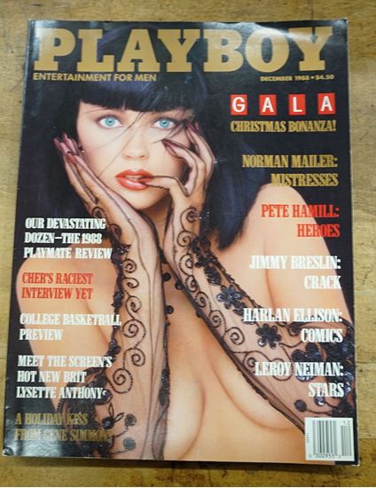 Picture of Playboy December 1988 ~ Gala Christmas Bonanaza, GENE SIMMONS MINT CONDITION.