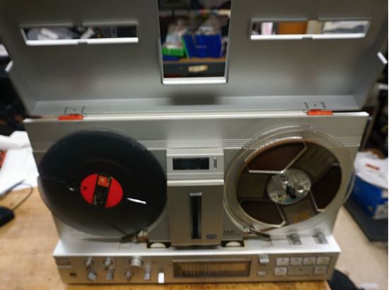 Picture of VINTAGE AKAI GX-77 4 TRACK STEREO TAPE DECK WITH EXTRA REELS 