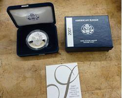 Picture of 2007 SILVER AMERICAN EAGLE PROOF