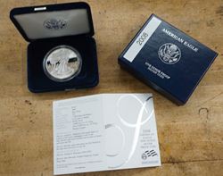 Picture of 2008 W US Silver Eagle Proof - Mint Box and COA collectible