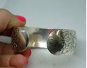 Picture of STERLING SILVER 925 S. KIRK AND SON FLOWER DESIGN BANGLE CUFF 38.2 GR