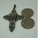 Picture of STERLING SILVER MARCASITE  VINTAGE CROSS 8.5 GR