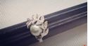 Picture of 10kt white gold ring with silver Pearl size 7 