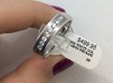 Picture of Men’s wedding band 10kt white gold with 7 round diamonds 