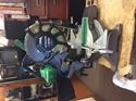 Picture of Hitachi miter saw power tool CH12FDH 12” compound used . Tested. In a good working order. 