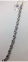 Picture of 14kt white gold bracelet 7 inch with 2.5 carat of diamonds (247 round diamonds ) and 13 blue oval sapphires  . Total weight 18.6 gr . 840878-1. Used.