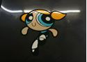 Picture of BUBBLES POWDER PUFF GIRL 11X8.5 ANIMATION CEL WITH BACKGROUND  GOOD CONDITION.COLLECTIBLE. 