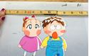 Picture of JAPANESE ANIME "2 Babies" COLORFUL CELS 10.5X9 A1; B2  W BACKGROUND 14X10 . COLLECTIBLE. GOOD CONDITION. NOTE - 2 CELS STICK TOGETHER. 