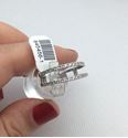 Picture of 14kt white gold ring with 30 diamonds 0.50 carat size 8.25 3.2 gr . Pre owned 845456-1. 