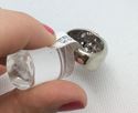 Picture of 14kt white gold men’s ring with diamonds size 9.5 17.4 gr 5 round diamonds 32 baguettes 0.75pts 795917-4