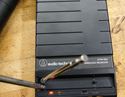 Picture of AUDIO TECHNICA ATW WIRELESS RECEIVER WITH FREEWAY ATW-T202 MICROPHONE PRE OWNED. GOOD CONDITION.