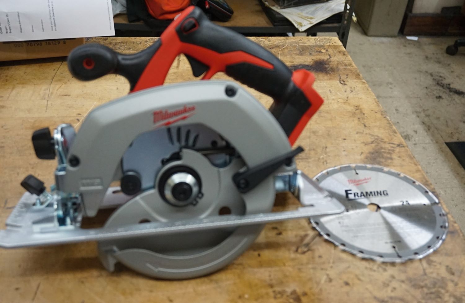 Milwaukee M18 18V 6-1/2 in Cordless Circular Saw  2630-20 ""GOOD CONDITION"
