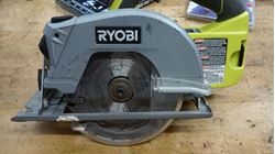 Picture of Ryobi 18V 5 1/2" Cordless Circular Saw Model# P506 TOOL ONLY USED. TESTED. IN A GOOD WORKING ORDER.