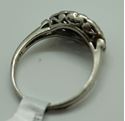 Picture of 10KT WHITE GOLD RING 2.5GR W 3 SMALL DIAMONDS SIZE 7 VERY GOOD CONDITION. PRE OWNED . 849989-1.