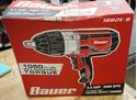 Picture of Bauer 1882E-B Heavy Duty 1/2" Corded Impact Wrench 1050 ft lbs 2600 RPM NEW . OPEN BOX. 