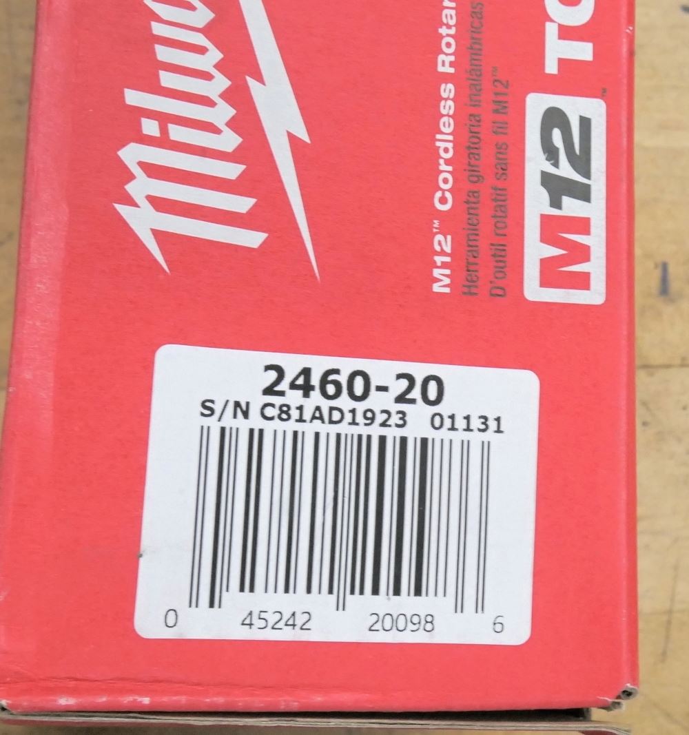 Cash USA Pawnshop. Milwaukee 2460-20 M12 Cordless Rotary Tool ONLY NEW. IN  BOX.