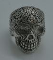 Picture of STERLING SILVER  925 SKULL RING  SIZE 8.25 21GR  VERY GOOD CONDITION. PRE OWNED.