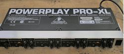 Picture of Behringer Powerplay Pro-XL HA4700 4-Channel Headphones Distribution Power Amplifier USED. TESTED . IN A GOOD WORKING ORDER.