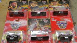 Picture of LOT 6 RACING CHAMPIONS COLLECTIBLE CARS 1:64 SCALE. 10 TIDE; 17 SPEEDBLOCK; 99 EXIDE; 16 PRIMESTER ; 4 KELLOGG'S; 30 GUMOUT. NEW . 