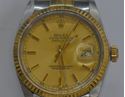 Picture of Rolex oyster perpetual datejust watch with jubilee band (18kt and stainless steel) pre owned good condition 853331-1 
