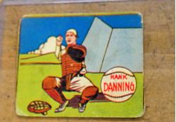 Picture of M.P. & Co. Harry Danning The Horse New York Giants Baseball Card Vintage. good condition. collectible.