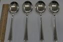 Picture of Set of 4 Gorham Sterling Silver Soup Spoons 138.6 grams Pre Owned. Very Good Condition. 