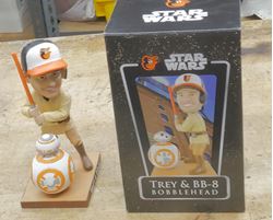 Picture of Star Wars Baltimore Orioles TREY MANCINI & BB-8 2019 Bobblehead New. 