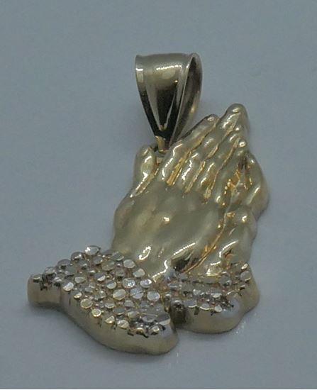 Picture of 10kt yellow gold 4.5 grams praying hands pre owned 846691-2