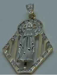 Picture of 14kt yellow gold pendant virgin mary 13.9 grams pre owned 824791-3