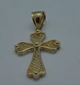 Picture of 10kt yellow gold pendant cross 3.9 grams 841411-1