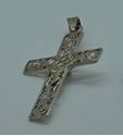 Picture of 10kt white gold pendant cross 3.4 grams 837660-1