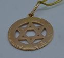 Picture of 14kt yellow gold star of david pendant 2.7 grams 850629-2