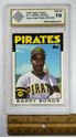 Picture of Barry Bonds 1986 Topps Traded #11T GAME USED PANTS  270/500 10 GEM MT Mint Condition